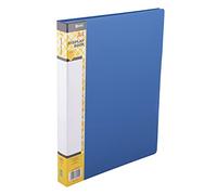 D.RECT Display Book PP A4 40 Pockets Display Folder Solid Presentation Folder Offer Folder Blue