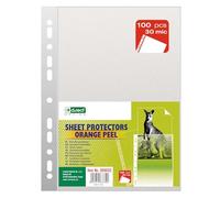 D.RECT Document Wallets 30 µm/Mic/Micron Thickness 0.03 mm A4 Pack of 100 Grained