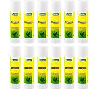 D.RECT Glue Stick 12-Pack 40 g - PVA Glue for Craft Art Scrapbooking - Odourless, Washable - Strong Hold for Paper, Card, Photos & Fabric - Smooth, Wrinkle-Free Application