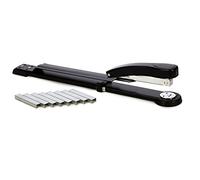 D.RECT Long Arm Stapler - 50 Sheet Capacity, Heavy Duty, Ideal for Office or Home, Black