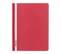 D.RECT Lux PP File Folder A4 Without Perforation Strong Polypropylene Film Red