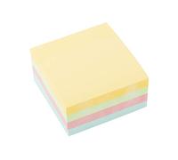 D.RECT | Notepad Sticker | Compact Sticker Notepad | 76x76mm 400 Sheets | to Stick On The Fridge, The Wall | Super Sticky Notes | Pastel