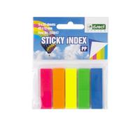 D.RECT Pack of 125 Adhesive Strips Page Marker Index Adhesive Marker Film Text Strips PP Film 12 x 45 mm 5 x 25 Pieces