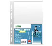 D.RECT Perforated Pockets | A4 size | 75 Micron | Package of 100 Units | Clear Perforated | Smooth | Polypropylene Pockets | Quality Punched Pockets