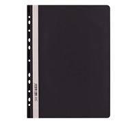 D.RECT Polypropylene A4 File Folder with Perforation, Black