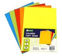D.RECT Printer Paper Coloured A4 - Copy Paper Multicolour for Inkjet and Laser Printers - Mix of 5 Colours, 5x20 (100) Sheets