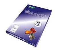 D.RECT Sheets to Laminate A3 - Pack of 100 Units Laminating Pouches 125 Microns 2x125 (250) - Glossy -Transparent - Durable Laminated - Lamination for Long-Lasting Documents