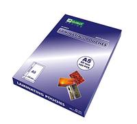 D.RECT | Sheets to Laminate | Laminating Pouches | Glossy | Transparent | Durable Laminated | Office Supplies | Lamination for Long-Lasting Documents | Size A5 | 80 Microns | Pack of 100 Units