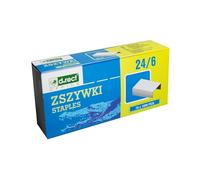 D.RECT Staples 24/6 Galvanised Sharpened - Pack of 10 x 1000 Pieces - Precise and Durable Document Fastening - Universal Office Compatibility
