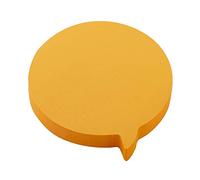 D.RECT Sticky Notes Dialogue | Pack of 100 Sheets of Sticky Notes | Sticky Notes | Perfect for Office, School and Home,Orange | 75x75mm