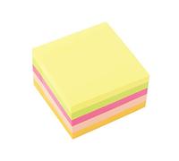 D.RECT Sticky Notes | Set of 1 Pieces | 75x75mm | Sticky Notes | 1x450 a Pad of Sheets | Office Supplies | Neon Color