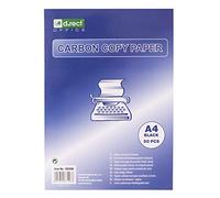 D.RECT Writing Paper for Typewriters | DIN A4 | Self-Healing Paper | Carbon Copy Paper | 50 Sheets | Black