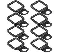 D-Ring Anchors, 8PCS D-Ring Fastener Anchors D Rings Heavy Duty Tie Down Anchors Hooks, Aluminum Alloy Small Quick Removal Tie Down Anchors for Loads Truck Cargoes Trailers Boats Warehouse