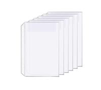 D Ring Binder Accessory Punched Binder Pockets Divider Ruler Tab Index (1 Pocket,A5)