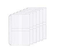 D Ring Binder Accessory Punched Binder Pockets Divider Ruler Tab Index (Name Card Holder,A5)