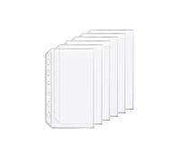 D Ring Binder Accessory Punched Binder Pockets Divider Ruler Tab Index (Pocket,A7)