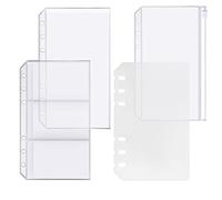 D Ring Binder Accessory Punched Binder Pockets Divider Ruler Tab Index (Pocket Combo,A6)