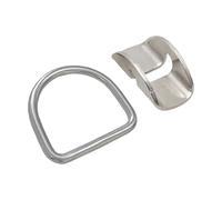 D Ring for Diving Weight Belt | Stainless Steel Base, D Ring for Diving Weights - Buckle Base for Strap Harness and Positioning for Water Sports, Diving and