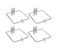 D Ring for Vertical Cable Management 1U 8cm on Cabinet Racks with Cage Nuts [4 Pack]