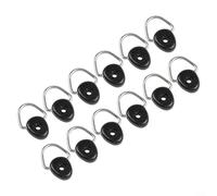 D-Ring Kit 12 pcs for Kayak Deck Mounting Tie Down Loops Boat Fitting Without Bolts for Canoe Fishing Raft Application (oval)