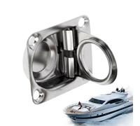 D Ring Lashing Strap Holders - Pull Ring for Boats | Set of 2 Stainless Steel Weatherproof Lashing Agents for Ship Supplies