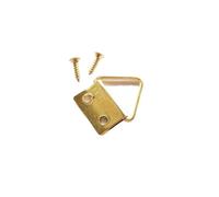 D Ring Picture Triangle Hooks, Double Hole Triangle D-Ring Hangers Golden 19mmx23mm 29mmx32mm 50 Pcs(Small 19x23mm)