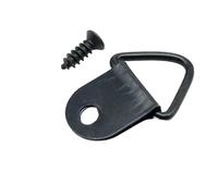 D Ring Picture Triangle Hooks, Triangle D-Ring Picture Hangers 25 Pcs Multicolor Multiple Sizes with Screws(D Black 13x23mm)