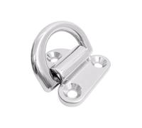 D Ring Restraints - D Shape Durable Ring Hook | Screw Needle Desel | Stainless Steel Chain | Folding Villain, High Performance Marine Hardware, Lifting and Towing Function, Durable