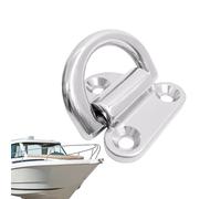 D Ring Shackle, Foldable Stainless Steel D Ring, Sail Rigging Hardware for Boats, Trucks, Cargo Area, Taillift, Accessories, Splicing, Hoist, Marine