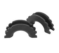 D Ring Shackle Isolators Washers Kit - Black D Ring Covers for 3/4 Inch Shackles - Noise Reduction & Bumper for Towing and Recovery (Black)