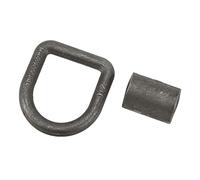 D Ring Tie Down Anchors Heavy Duty Weld On D Ring Anchor Kit Secure Cargo Tie Down for Truck Trailer Forged Steel 1/2in 4000LBS Capacity