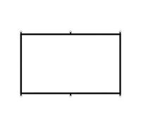 D Rings Fast Setups Foldable Projectors Screen 16: 9 Aspect Ratio Polyester Materials for Movie and Sports Portable Movie Screen