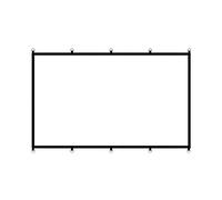 D Rings Fast Setups Foldable Projectors Screen 16: 9 Aspect Ratio Polyester Materials for Movie and Sports Portable Movie Screen