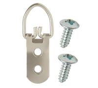 D Rings for Picture Hanging, 10 Pack inc Screws