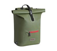 D-Robe Roll-Top Backpack, Waterproof Rucksack, Padded 16” Laptop Pouch & 7 Storage Pockets, Unisex Bag for Commuter & Travellers (Moss Green, 20 Litres)