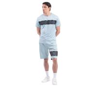 D-Rock Mens Co-ord Set Short Sleeve T-Shirt and Matching Shorts Set- Ideal for Gym, Fitness, and Activewear Outfits, Titan_Teal Colour, Size- L