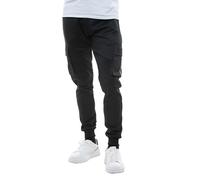 D-Rock Men's Cuffed Jogger with Cargo Pockets and Ribbed Cuffs Elastic Waistband and Utility Pockets Jogging Pants for Men UK, Black Colour, Size- S