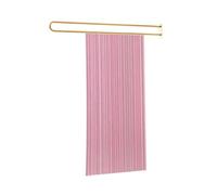 d Room Divider Curtain for Beauty Salon LightTransmitting Privacy Screen Gold Partition Rod 200cm Ideal for Massage and Treatment Rooms