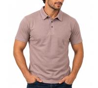 D&S London® Mens Polo Shirt 100% Cotton Short Sleeve Collared T-Shirt - Casual Smart Golf Top, Breathable Regular Fit Mens Clothing, Polo for Men (UK, Alpha, M, Regular, Regular, Lilac)