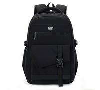 D&S London The Holborn Classic Backpack - Black | Waterproof Laptop Backpack 15.6 Inch | Premium Work, Travel & School Rucksack | Spacious, Durable, Cabin-Ready Carry-On Bag for Men & Women
