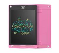 D&S MART LCD Coloring Drawing Tablet for Kids Learning - Erasable, Reusable Screen Writing Pad | Educational Doodle Scribbler Gift for 3 Age+ (Pink, 10)