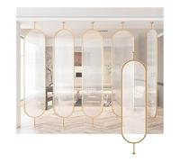 d s Room Divider Floor to Ceiling Iron e Tempered s Panel for Office Reurant Hotel Bar Dining Areas 59.1"x17.7" (150x45cm)