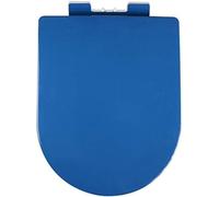 D-S Soft Close Toilet Seat, Quick Release, Thick Oval Design in Dark Blue - Perfect Bathroom Upgrade, Easy Inllat & Slish Addit to Your Home