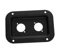 D-Series Loud PA Speaker Back Plate Twin Socket for XLR/Speakon/RJ45 Inserts