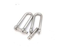 D Shackle Short, T304 Long D Shackle Stainless Steel Screw Pin Paracord Bracelet Buckle(M12)