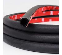 D-Shape Car Door Rubber Seal Strip,Black Automotive Weather Stripping with Self-Adhesive to Reduce Noise and Water-Leaking fit Most Car,Truck,SUV,RV,Boat and Home Application,40ft (40ft)