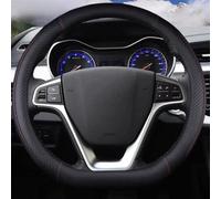D Shape Car Steering Wheel Cover For Geely Atlas 2016-2021 For Coolray I 2020 2021Auto Accessories(Black)