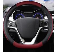D Shape Car Steering Wheel Cover For Geely Atlas 2016-2021 For Coolray I 2020 2021Auto Accessories(WINE RED)