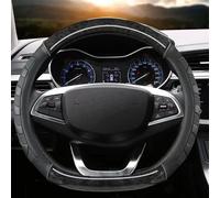 D Shape Car Steering Wheel Cover For Geely Atlas 2016-2021 For Coolray I 2020 Auto Accessories(Black)