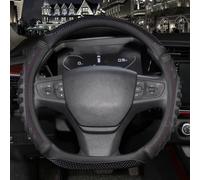 D Shape Car Steering Wheel Cover For Peugeot 408 2014-2019 For Traveller 2016-2019 Auto Accessories(PURPLE)